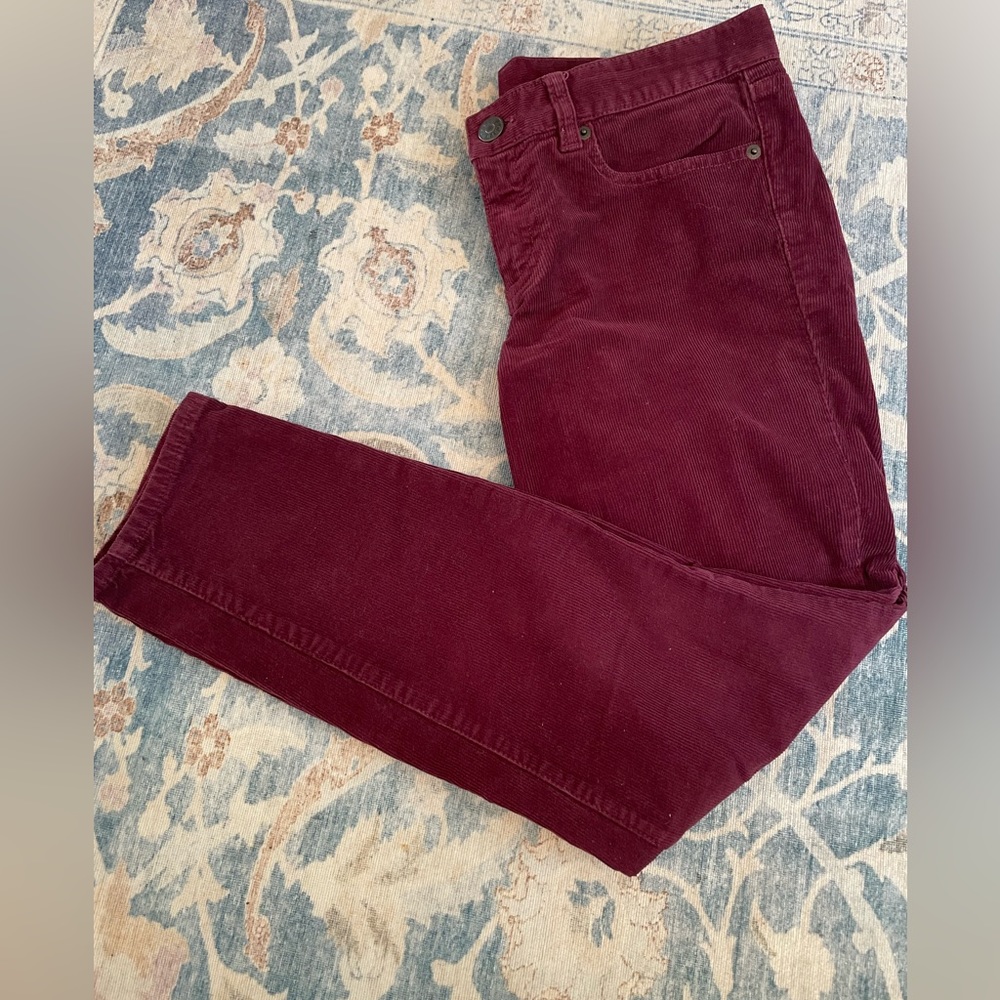 Jcrew corduroys. Ankle length